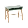 Children's Desk Rebecca Mobili Luan 70x90x50 MDF Pine Aqua Green Brown