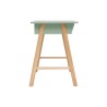 Children's Desk Rebecca Mobili Luan 70x90x50 MDF Pine Aqua Green Brown