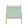 Comodino per Bambini Rebecca Mobili Adrak 49x40x30 MDF Pino Verde Acqua Marrone