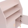 Kinder boekenrek Rebecca Mobili Bataw 100x80x33 MDF Grenen Roze Bruin