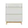 Kinder boekenrek Rebecca Mobili Oroya 100x80x33 MDF Grenen Aqua Groen Bruin