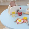 Spiel Toaster für Kinder mit Zubehör Rebecca Mobili Serapias Ab 3 Jahren Holz  Mehrfarbig