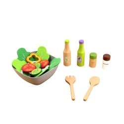 Jeu de Salade pour Enfants Rebecca Mobili Tanah À partir de 3 ans Bois Multicolore