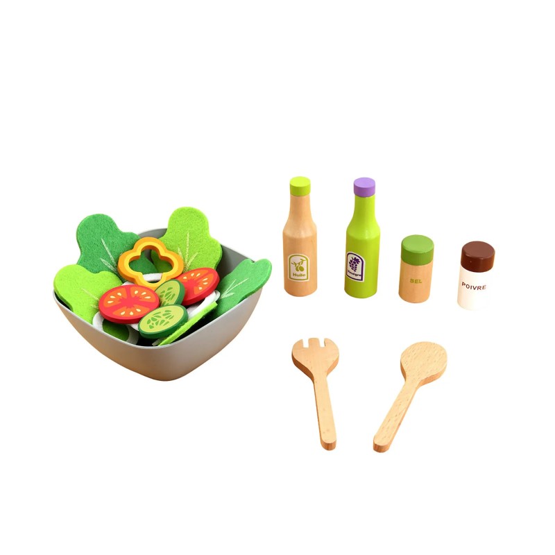 Children's Salad Toy Rebecca Mobili Tanah From 3 years Wood Multicolor