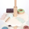 Children's Sweet and Pastry Set Toy Rebecca Mobili Naryal From 3 years Wood Multicolor