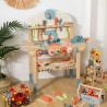 Children's Tool Bench Toy Rebecca Mobili Bacaba From 3 years Wood Multicolor 79,5x59,5x29,5