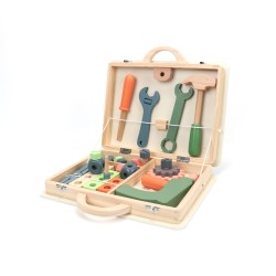 Jeu de Valise à Outils pour Enfants Rebecca Mobili Subeir À partir de 3 ans Bois Multicolore 6x29,5x22,5