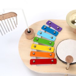 Brinquedo Instrumentos Musicais para Crianças Rebecca Mobili Yaya A partir de 3 anos Madeira Multicolorido 8x39x23