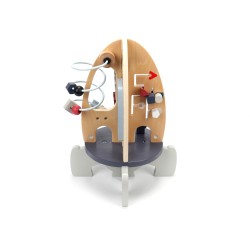 Spiel Weltraumrakete für Kinder Rebecca Mobili Pimelea Ab 3 Jahren Holz  Mehrfarbig   30x22x22