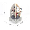 Children's Space Rocket Toy Rebecca Mobili Pimelea From 3 years Wood Multicolor 30x22x22