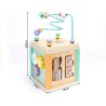 Gioco Cubo Montessoriano 5 in 1 per Bambini Rebecca Mobili Amole Dai 18 mesi Legno Multicolore 29x15x15