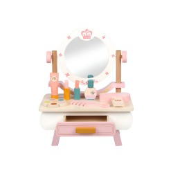 Jeu de Table de Maquillage pour Enfants Rebecca Mobili Kafal À partir de 3 ans Bois Multicolore 36x29,5x18