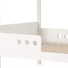 Kinderbed Rebecca Mobili Duhat 151x170x86 Grenen Wit Lichtbruin Scandinavisch