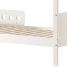 Cama para Niños Rebecca Mobili Duhat 151x170x86 Pino Blanco Marrón Claro Escandinavo