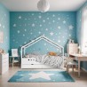 Kinderbed Rebecca Mobili Rihan 151x170x86 Grenen Wit Lichtbruin Scandinavisch