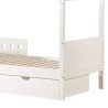 Cama para Niños Rebecca Mobili Rihan 151x170x86 Pino Blanco Marrón Claro Escandinavo