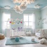 Letto per Bambini Rebecca Mobili Seben 154,5x142,5x74,5 Pino  Bianco Marrone Chiaro Scandinavo