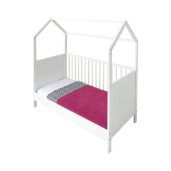 Kinderbed Rebecca Mobili Seben 154,5x142,5x74,5 Grenen Wit Lichtbruin Scandinavisch