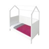 Cama para Crianças Rebecca Mobili Seben 154,5x142,5x74,5 Pinho Branco Marrom Claro Escandinavo