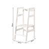 Montessori Tower Rebecca Mobili Zalina 90x40x49 Pine White Scandinavian