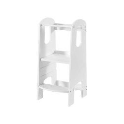 Montessori Tower Rebecca Mobili Siris 86x41x38 MDF White Scandinavian