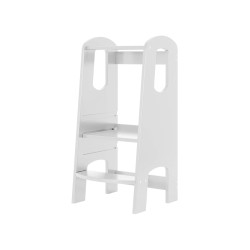 Torre Montessori Rebecca Mobili Siris 86x41x38 MDF Blanco Escandinavo