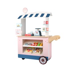 Kinder-Supermarktstand Spielzeug Rebecca Mobili Goiaba Ab 3 Jahren Holz Mehrfarbig 102x74x30