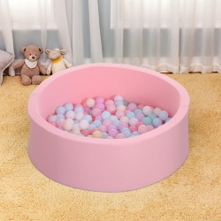 Gioco Piscina con Palline per Bambini Rebecca Mobili Likim Dai 12 mesi Spugna Plastica Rosa 28x90x90