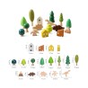 Gioco Set Foresta e Dinosauri per Bambini Rebecca Mobili Kunzea Dai 3 anni Legno Multicolore