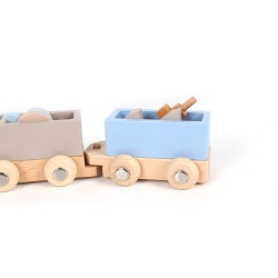 Jeu Train Montessori pour Enfants Rebecca Mobili Tiris À partir de 3 ans Bois Multicolore