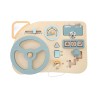 Children's Steering Wheel with Dashboard Toy Rebecca Mobili Sobya From 3 years Wood Multicolor 4,5x28x20