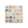 Children's Alphabet Letter Puzzle Toy Rebecca Mobili Jambo From 3 years Wood Multicolor 2,5x30x30