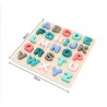 Gioco Puzzle Lettere Alfabeto per Bambini Rebecca Mobili Jambo Dai 3 anni Legno Multicolore 2,5x30x30