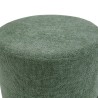 Ottoman Rebecca Mobili Daikon 43,5x38x38 Polyester Fabric Steel Dark Green Black Modern