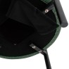 Ottoman Rebecca Mobili Daikon 43,5x38x38 Polyester Fabric Steel Dark Green Black Modern