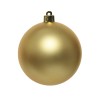 Palline per Albero di Natale Rebecca Mobili Shamel Ø 6/8/10 Plastica Giallo Dorato SET 26 pz