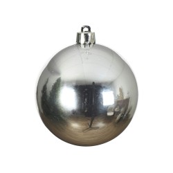 Palline per Albero di Natale Rebecca Mobili Hanzal Ø 6/8/10 Plastica Grigio Argento SET 26 pz