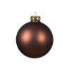 Palline per Albero di Natale Rebecca Mobili Ptelea Ø 8 Vetro Marrone SET 16 pz