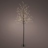 Albero di Natale Stilizzato con Luci Rebecca Mobili Sayal 150x60x60 Metallo Plastica Bianco Caldo