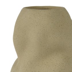 Vaso Decorativo Rebecca Mobili Centaurea 31x15x15 Gres Beige