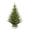 Gonna per Albero di Natale Rebecca Mobili Balang 28x57x57 Alga marina Marrone Bianco