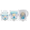 Set tazza tema "Regina delle nevi" e 2 candele profumate fragranza relax