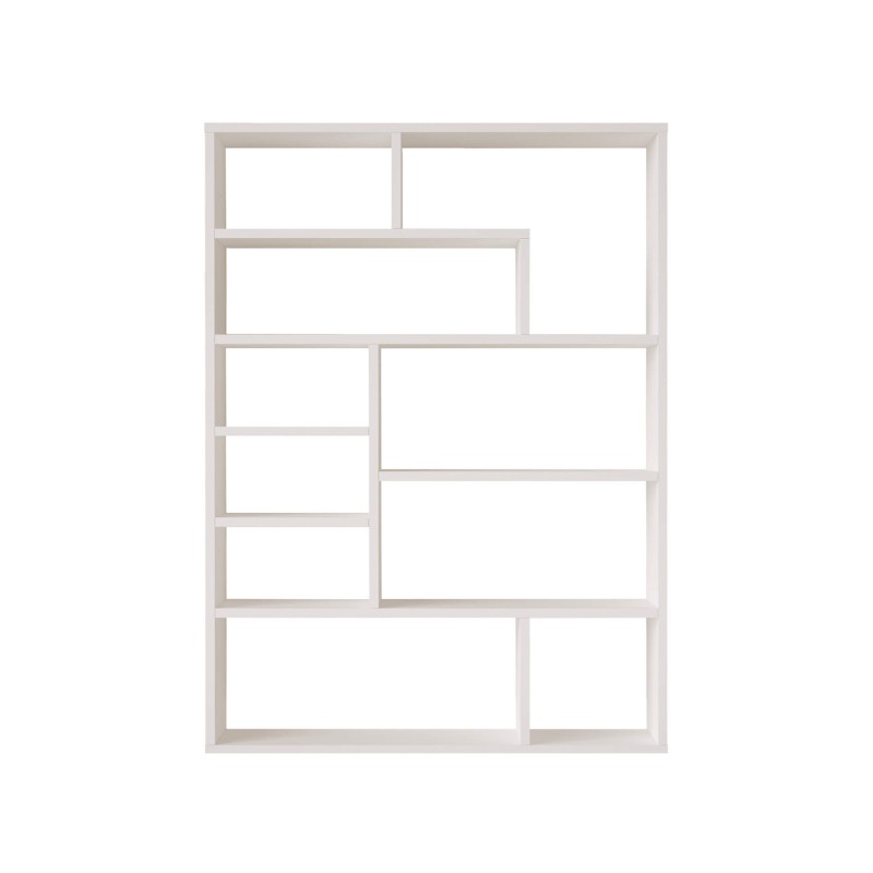 Estante Rebecca Mobili Iroko 123,5x90x22 Aglomerado Branco Moderno Estante Rebecca Mobili Iroko 123,5x90x22 Aglomerado Branco Moderno