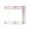 Wall Unit Rebecca Mobili Kadab 143,5x169x26 Chipboard White Modern SET 3 pcs