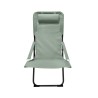 Silla Reclinable Plegable Rebecca Mobili Sindian 88x63x83 Poliéster Acero Verde Gris Oscuro