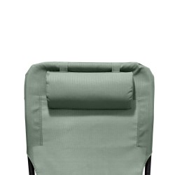 Sedia a Sdraio Pieghevole Rebecca Mobili Sindian 88x63x83 Poliestere Acciaio Verde Grigio Scuro