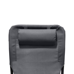 Silla Reclinable Plegable Rebecca Mobili Ukpa 88x63x83 Poliéster Acero Gris Oscuro