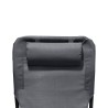 Silla Reclinable Plegable Rebecca Mobili Ukpa 88x63x83 Poliéster Acero Gris Oscuro