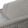 Garden Lounge Rebecca Mobili Makopa 68x135x67 Aluminum PE Light Grey Brown Modern SET 4 pcs