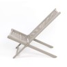 Deck Chair Rebecca Mobili Azan 79x48x90 Steel Polyrattan Gray SET 2 pcs